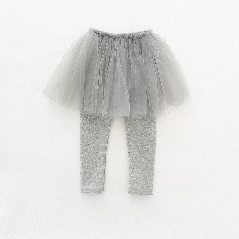 Baby Girls  Legging Tutu Layer Skinny Spring Autumn Pants 1-6 Years