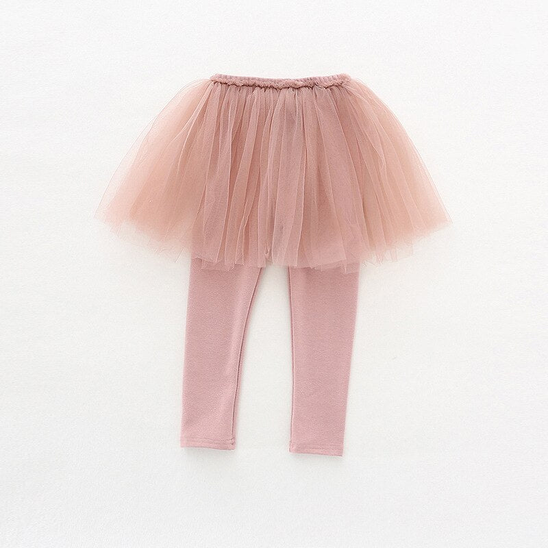 Baby Girls  Legging Tutu Layer Skinny Spring Autumn Pants 1-6 Years