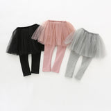 Baby Girls  Legging Tutu Layer Skinny Spring Autumn Pants 1-6 Years