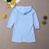 Herbstliches, lässiges Sweatshirtkleid für Kinder, Mädchen, Buchstabendruck