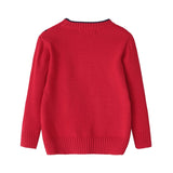 Kids Boys Girls Long-sleeved Cloth Gloves Cotoon Warm Sweater 2-7 Years