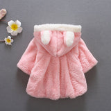 Baby Toddler Girl Coats Jackets Winter Hooded Outwears Overcoats
