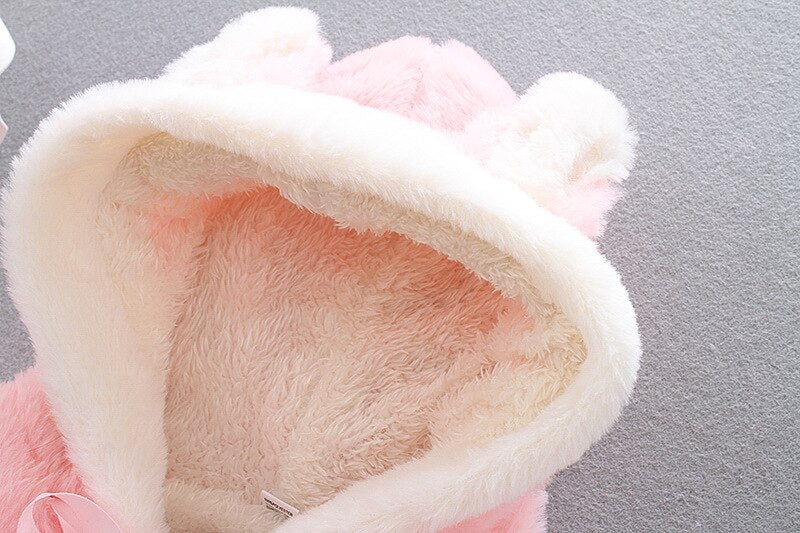 Baby Toddler Girl Coats Jackets Winter Hooded Outwears Overcoats