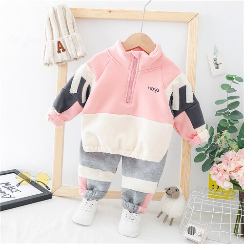 Baby Boys Girl Sets Autumn Winter Casual Sports Suits 2Pcs/Sets
