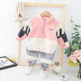 Baby Boys Girl Sets Autumn Winter Casual Sports Suits 2Pcs/Sets