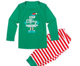 Christmas Family Matching Pajamas Adult Kids Baby Sleepwear