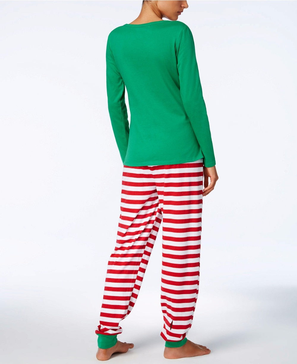 Christmas Family Matching Pajamas Adult Kids Baby Sleepwear