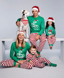 Christmas Family Matching Pajamas Adult Kids Baby Sleepwear