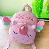 Baby Girls 3D Unicorn Backpacks Cute Plush School Bags