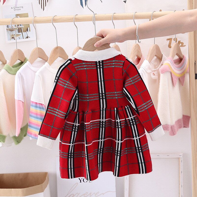 Girls Toddler Dresses Winter Costume 2-6Y