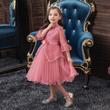 Kids Flower Girl Dress Evening Princess Party Wedding Dresses 3-12 Years