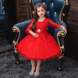 Kids Flower Girl Dress Evening Princess Party Wedding Dresses 3-12 Years