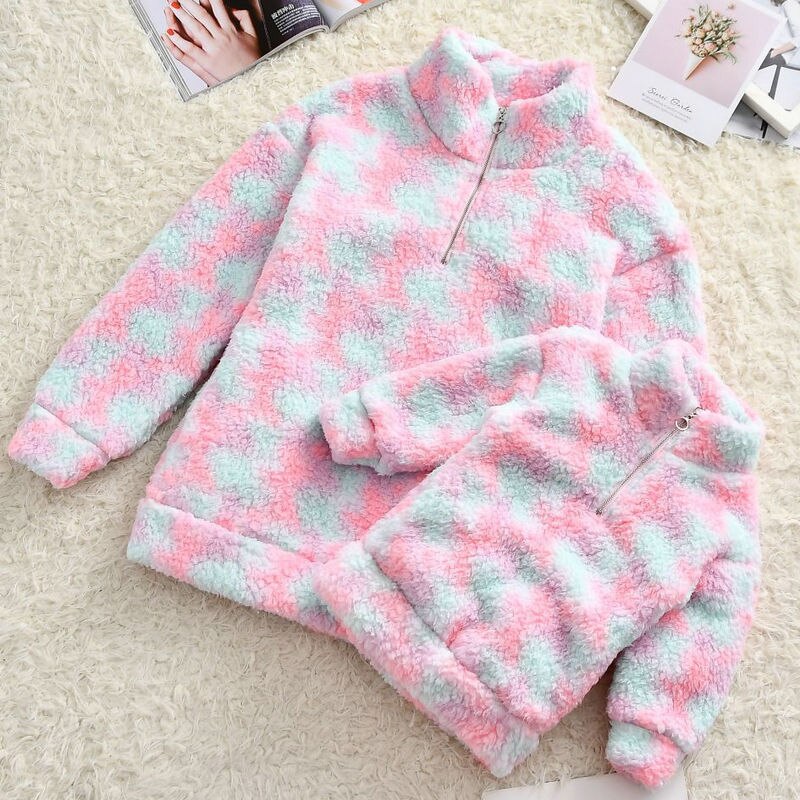 Winter Mommy And Me Shirts Tops Family Look Matching Outfits