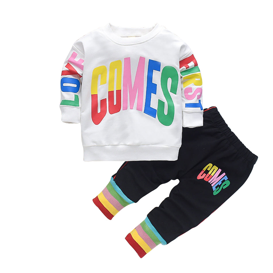 Autumn Kid Baby Boys Tracksuit Casual 2 Pcs Sets