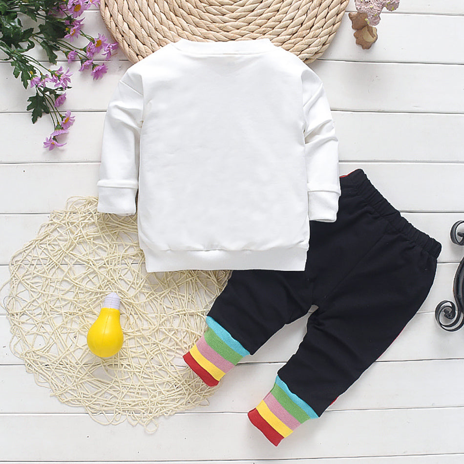 Autumn Kid Baby Boys Tracksuit Casual 2 Pcs Sets