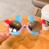 Kid Baby Star Cartoon Round Sunglasses UV400 Goggles