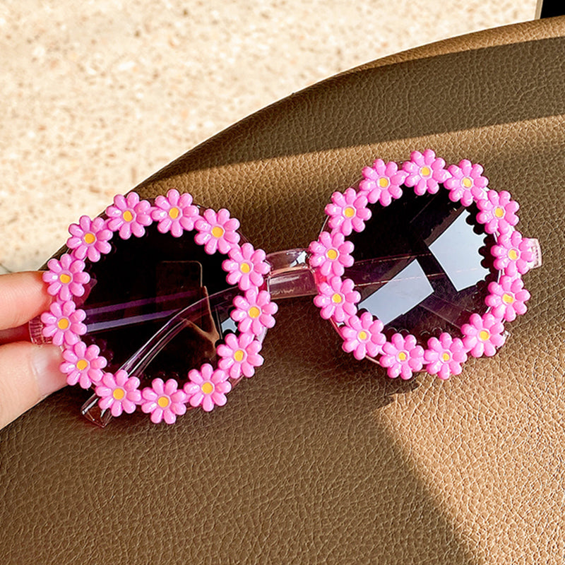 Kid Baby Star Cartoon Round Sunglasses UV400 Goggles