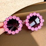 Kid Baby Star Cartoon Round Sunglasses UV400 Goggles