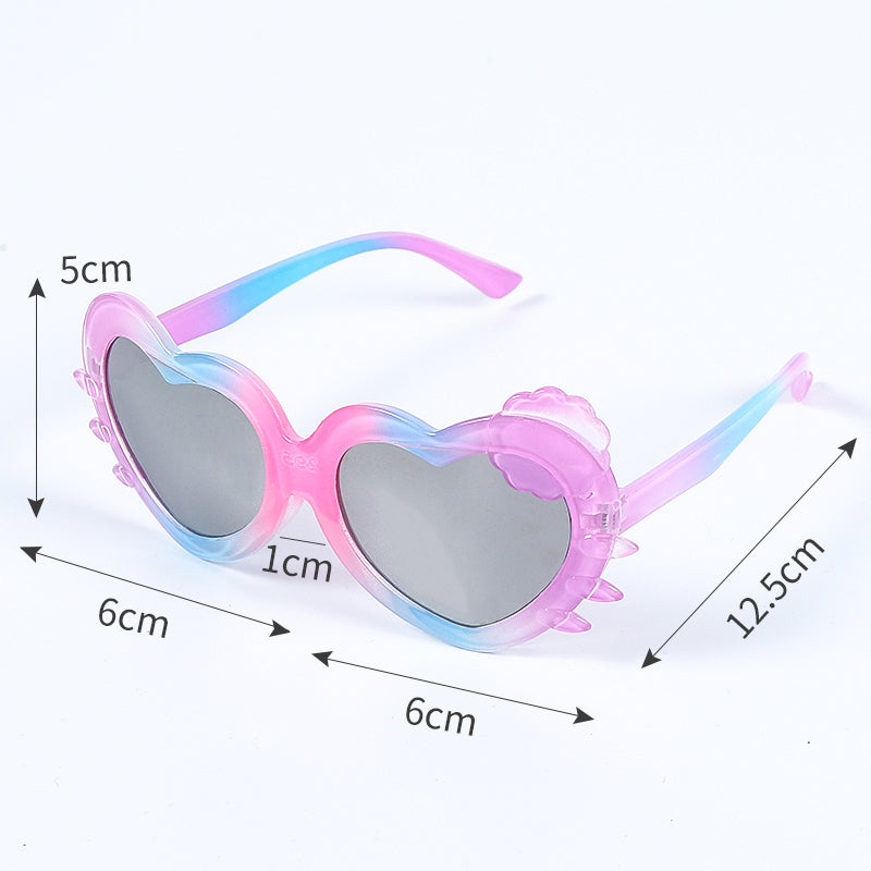 Kid Baby Star Cartoon Round Sunglasses UV400 Goggles