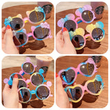 Kid Baby Star Cartoon Round Sunglasses UV400 Goggles