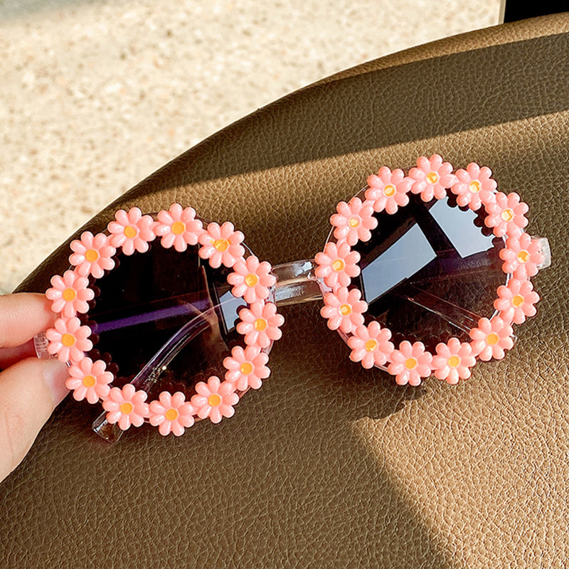 Kid Baby Star Cartoon Round Sunglasses UV400 Goggles