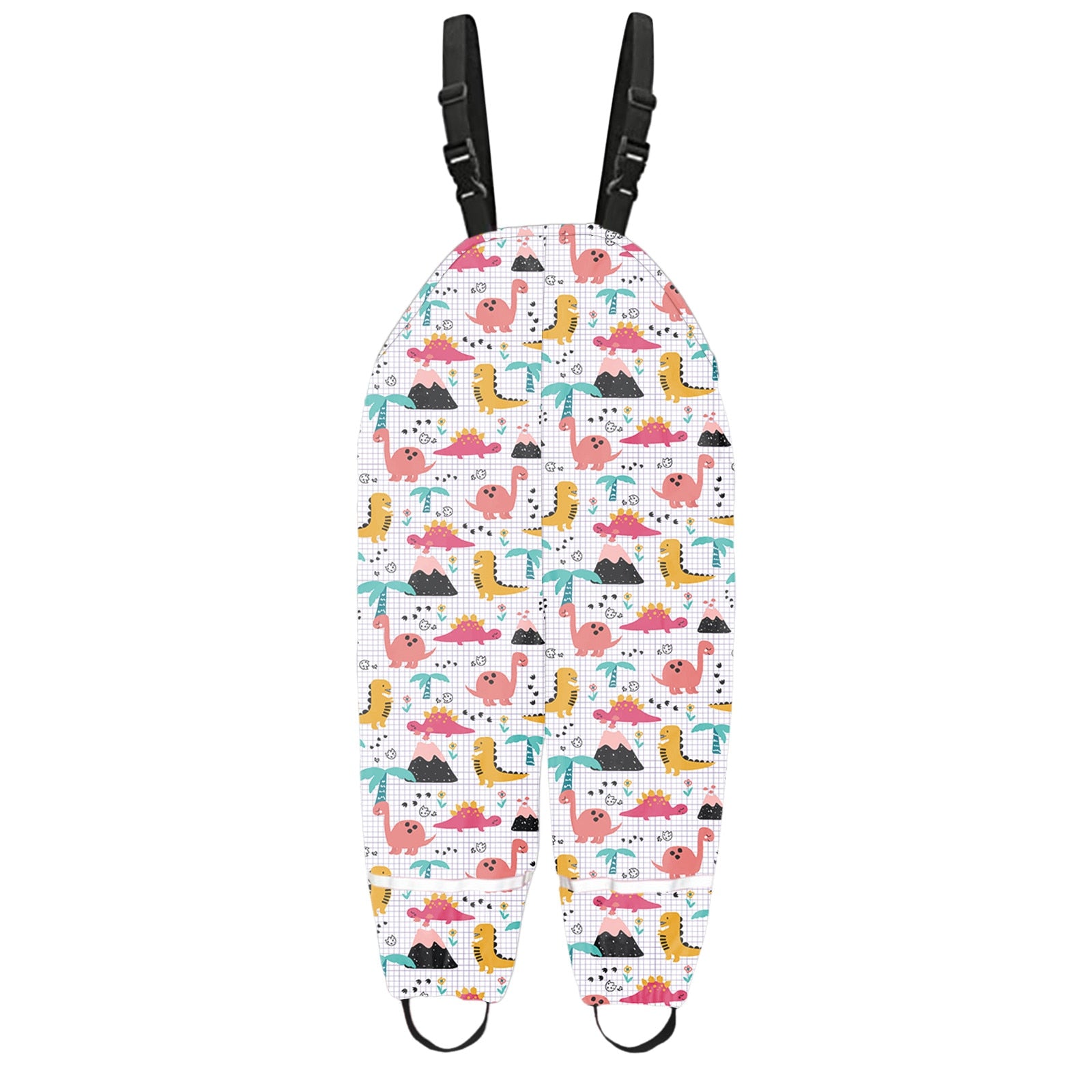 Boys Girls Rain Waterproof Jumpsuit Sport Bib Overalls Pants