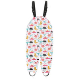 Boys Girls Rain Waterproof Jumpsuit Sport Bib Overalls Pants
