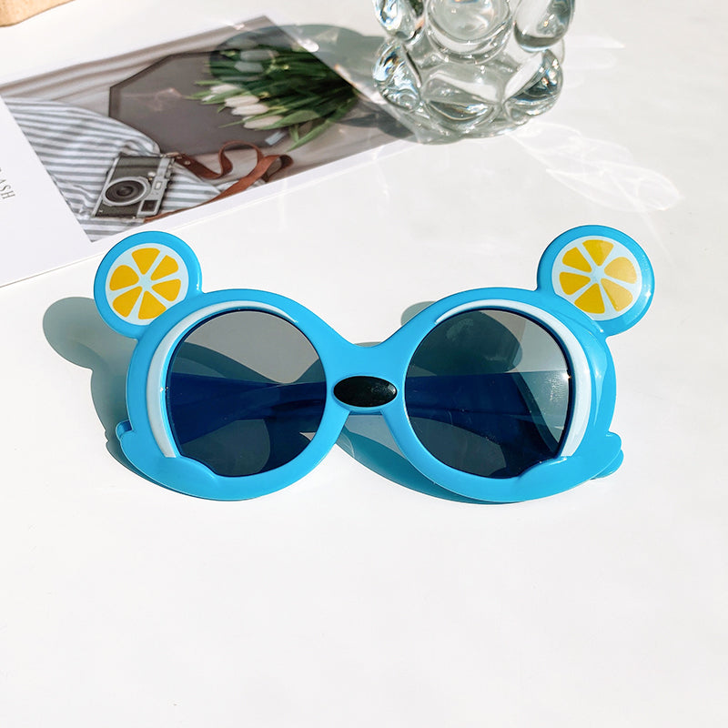 Kid Unisex Cartoon Fruit Flower Carrot Rabbit Ear Sunglasses Goggles