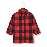 Family Matching Christmas Plaid Mother Daughter Shirts