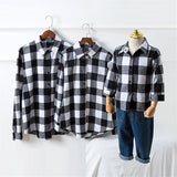Family Matching Christmas Plaid Mother Daughter Shirts