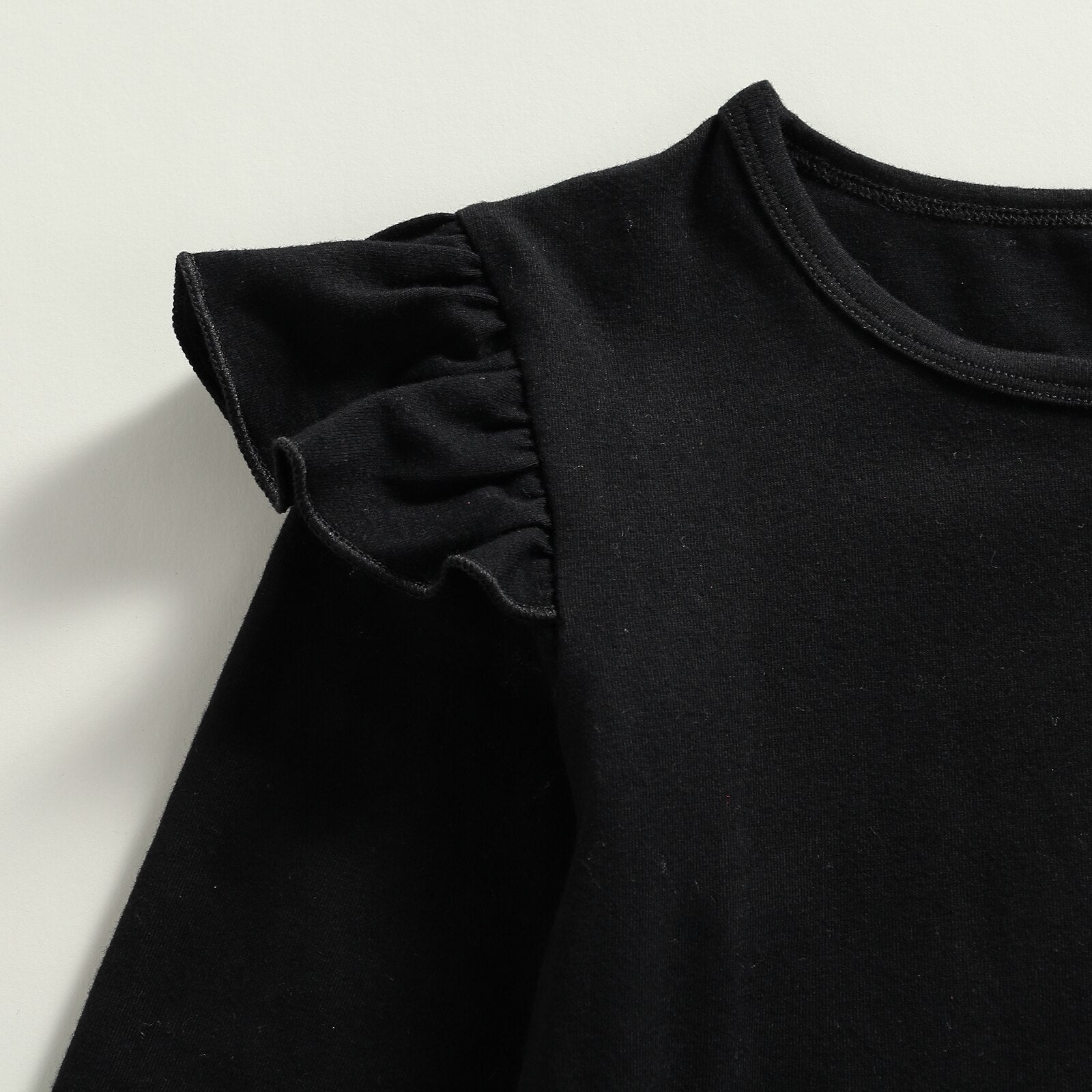 12M-5Y Fall Spring Kids Baby Girl Halloween O-Neck Suit 2 Pcs Set