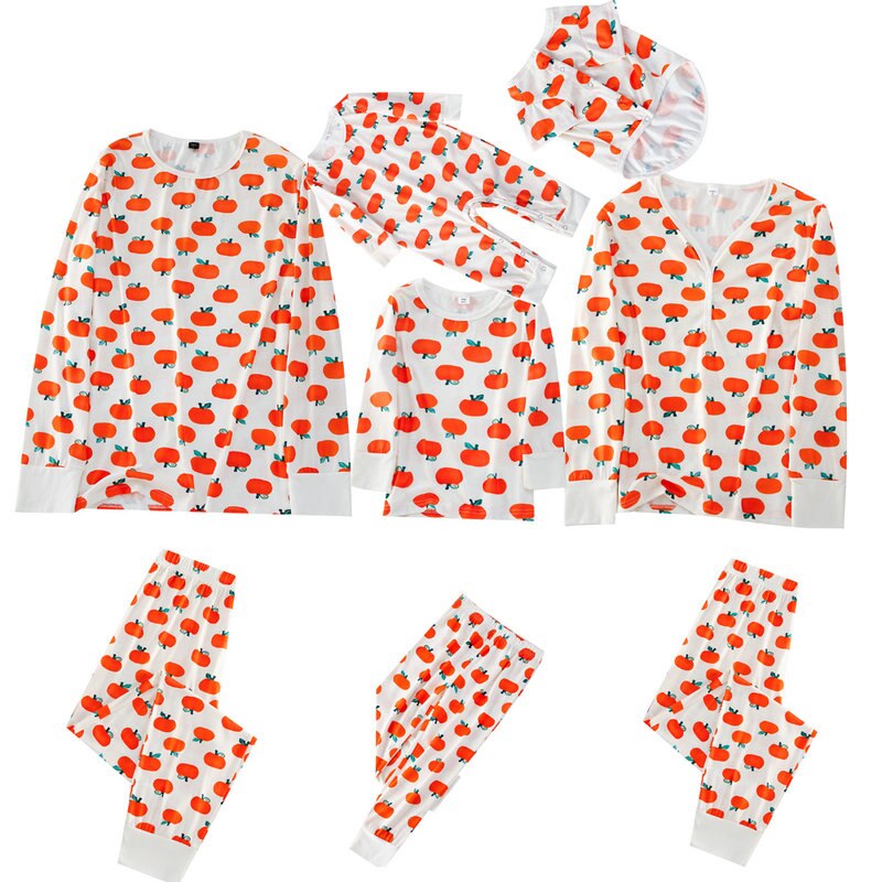 Family Matching Halloween Pajamas Mommy Father Daughter Son Dog