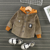 Spring Autumn Kid Baby Girl Corduroy Coats