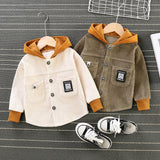Spring Autumn Kid Baby Girl Corduroy Coats