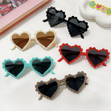 Kids Baby Cartoon Heart Sunflower Fruit Rabbit Ears Sunglasses