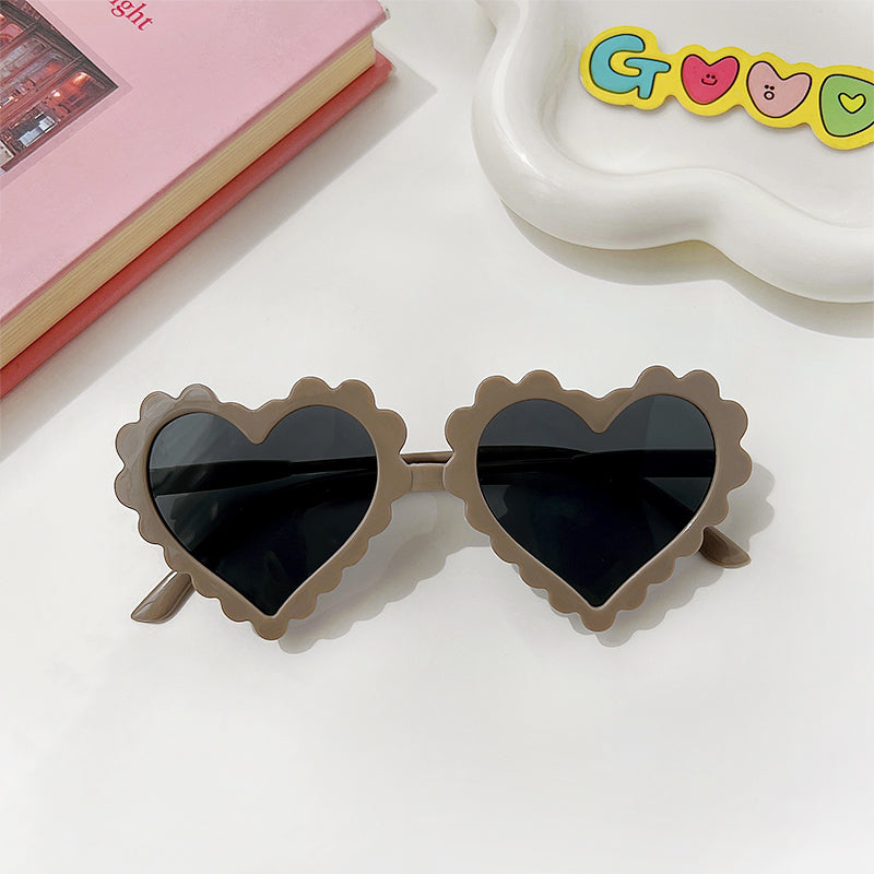 Kids Baby Cartoon Heart Sunflower Fruit Rabbit Ears Sunglasses
