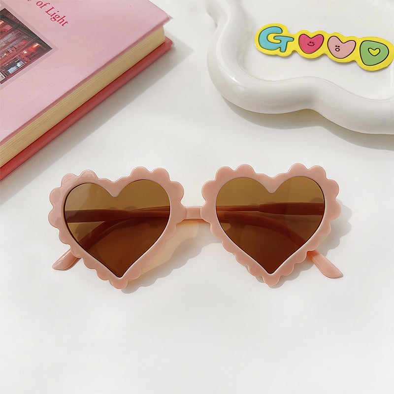 Kids Baby Cartoon Heart Sunflower Fruit Rabbit Ears Sunglasses