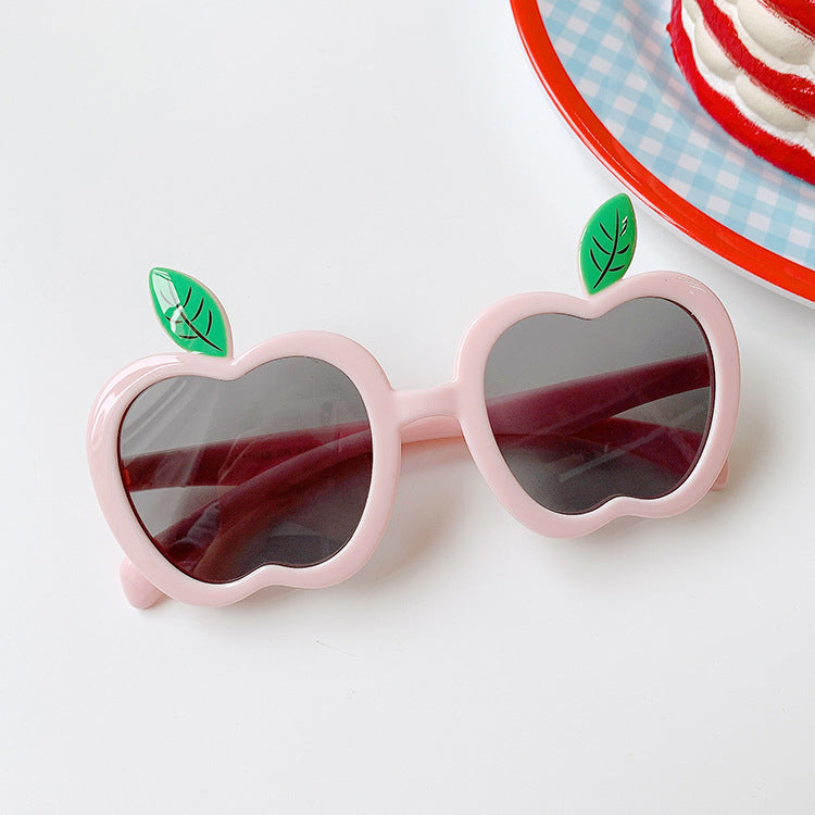 Kids Baby Cartoon Heart Sunflower Fruit Rabbit Ears Sunglasses