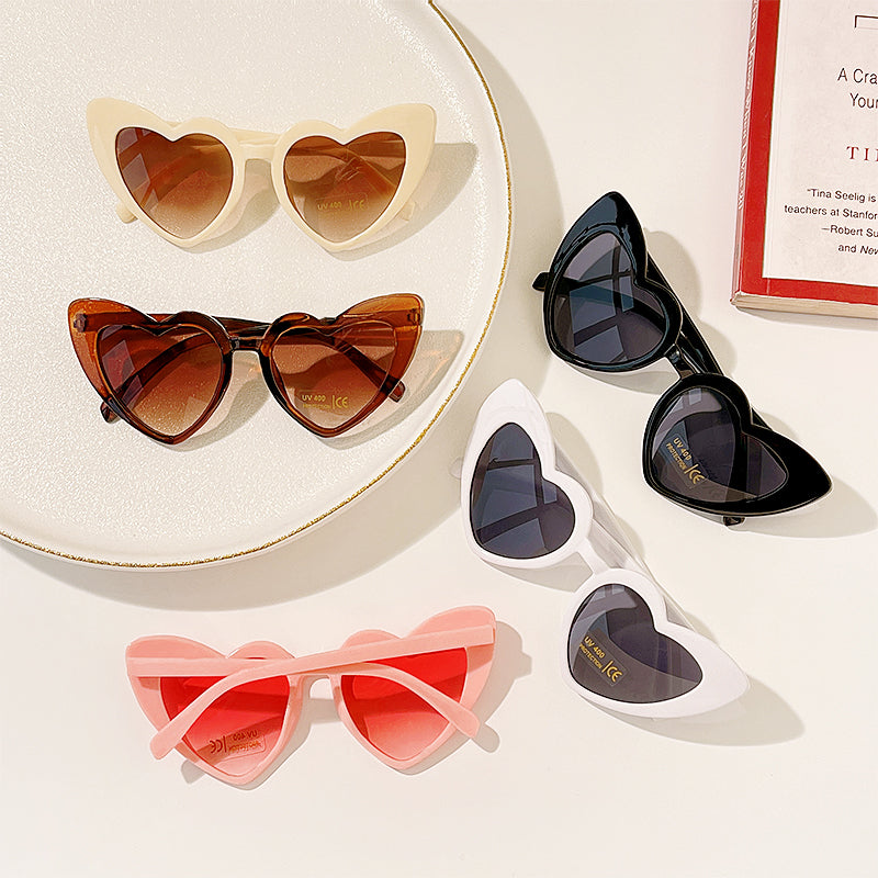 Kids Baby Cartoon Heart Sunflower Fruit Rabbit Ears Sunglasses