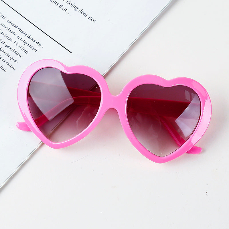 Kids Baby Cartoon Heart Sunflower Fruit Rabbit Ears Sunglasses