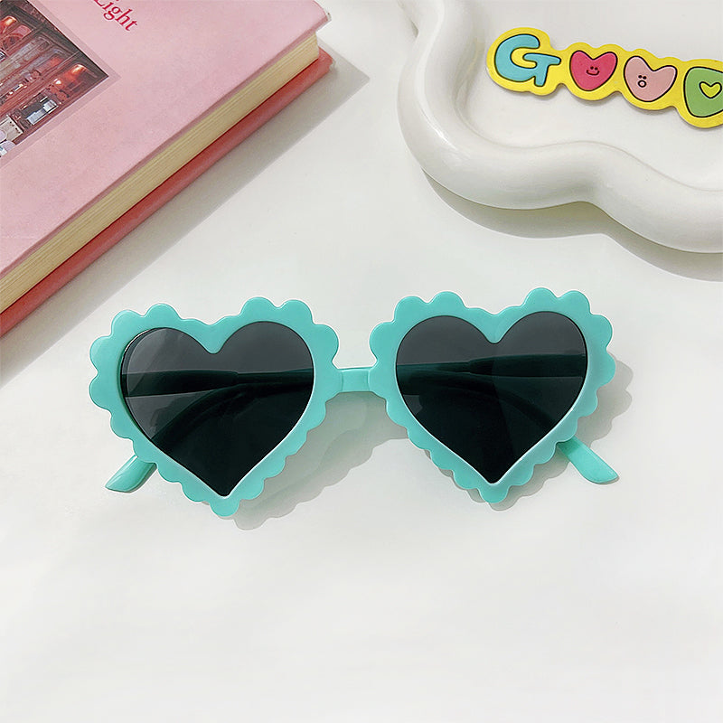 Kids Baby Cartoon Heart Sunflower Fruit Rabbit Ears Sunglasses