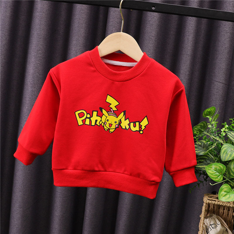 Spring Autumn Kid Baby Boys Girl Cartoon Cotton Shirts