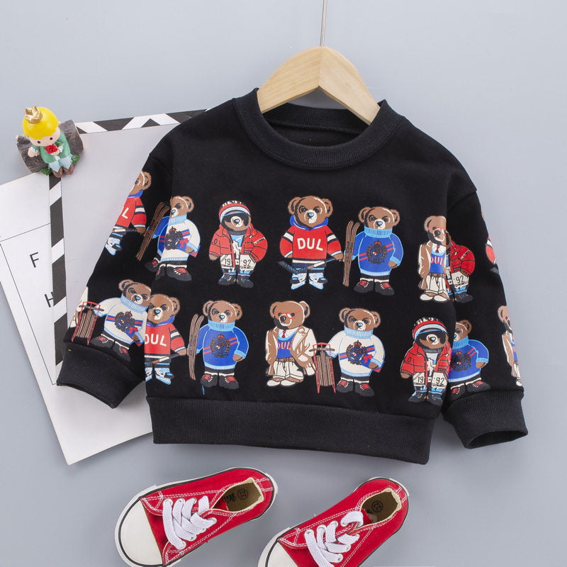 Spring Autumn Kid Baby Boys Girls Cotton Shirts