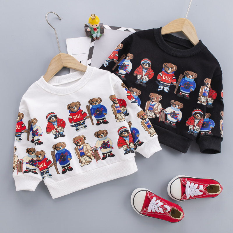 Spring Autumn Kid Baby Boys Girls Cotton Shirts