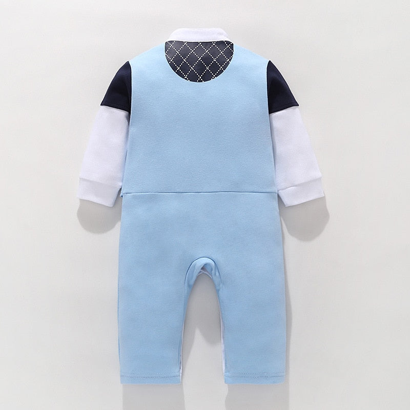 Newborn Infant Baby Boys Christmas Formal Romper