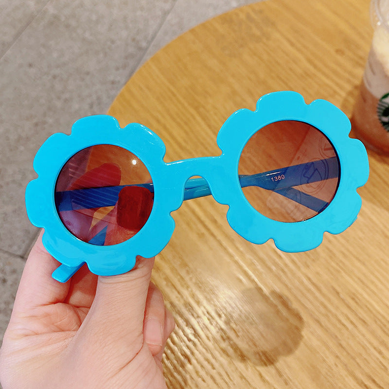 Kid Star Cartoon Round Colors Sunglasses UV400 Goggles Eyewear