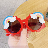 Kid Star Cartoon Round Colors Sunglasses UV400 Goggles Eyewear