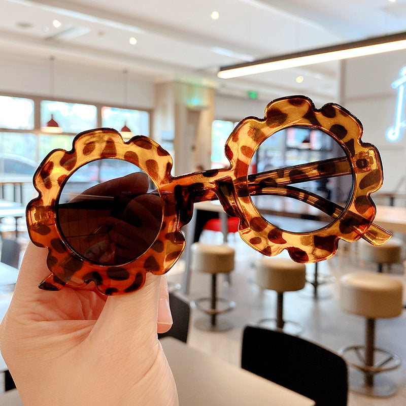 Kid Star Cartoon Round Colors Sunglasses UV400 Goggles Eyewear