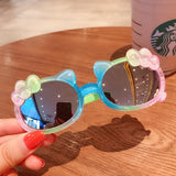 Kid Star Cartoon Round Colors Sunglasses UV400 Goggles Eyewear