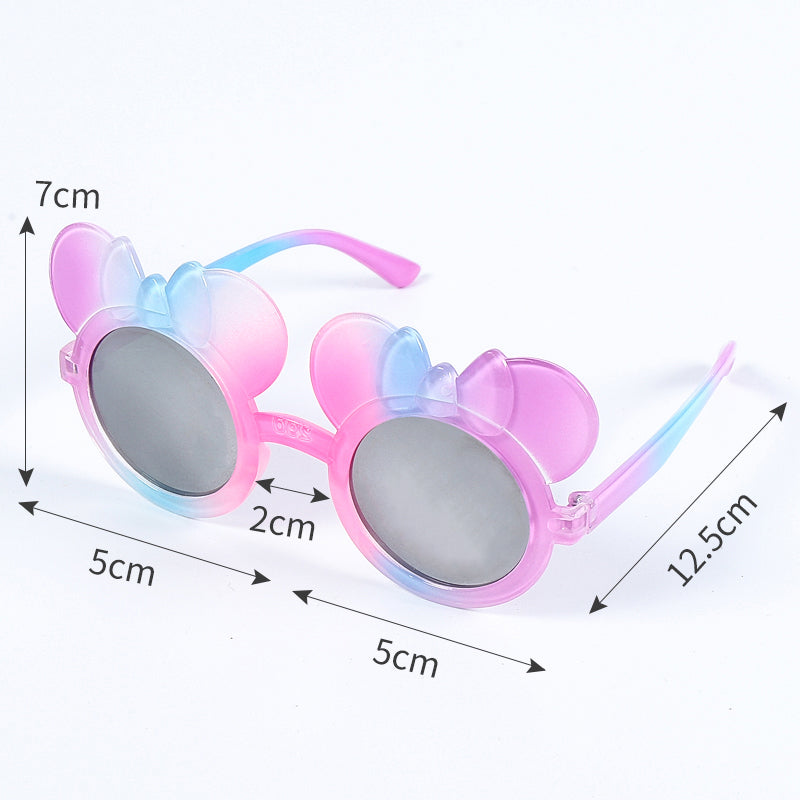 Kid Star Cartoon Round Colors Sunglasses UV400 Goggles Eyewear